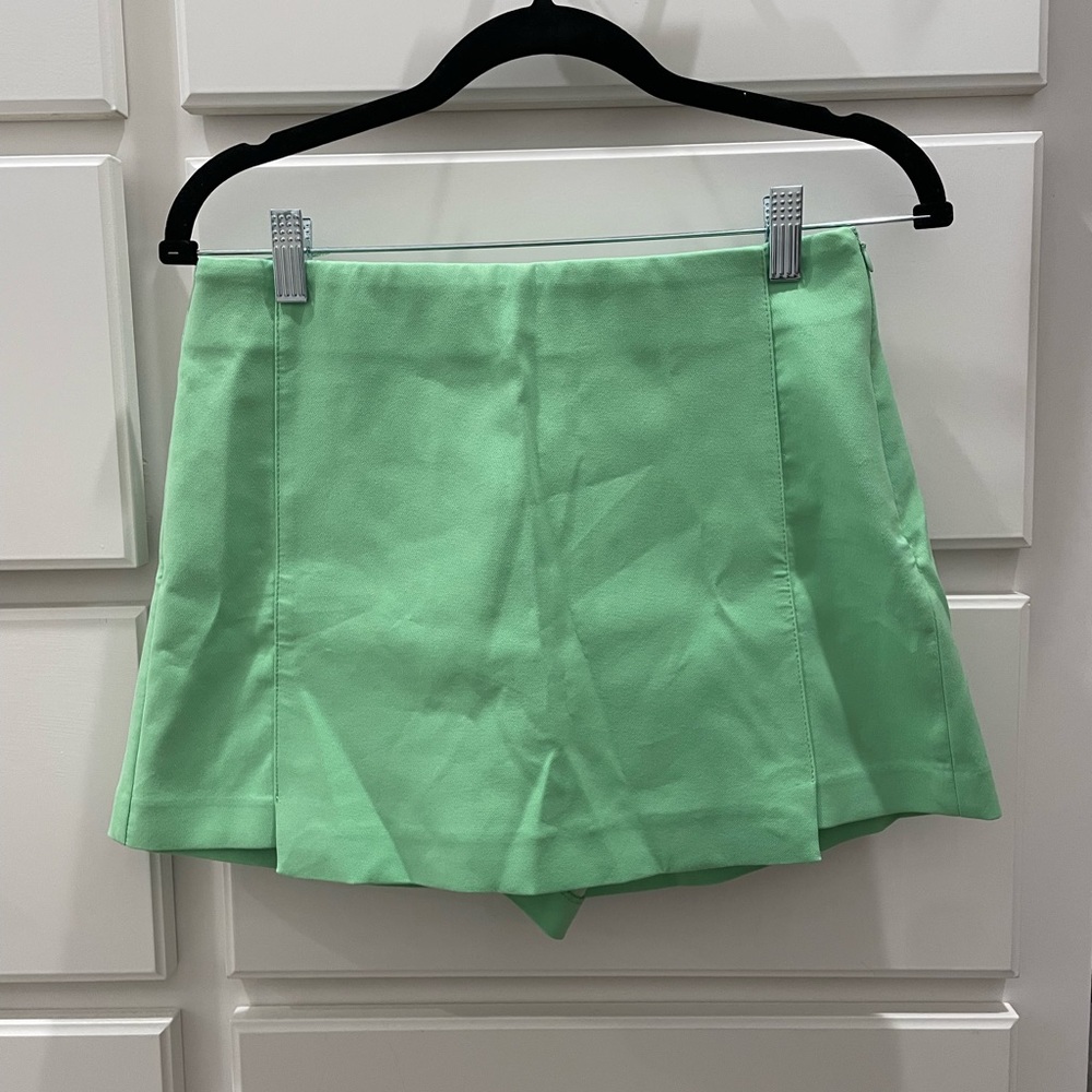 Zara Green Skort
